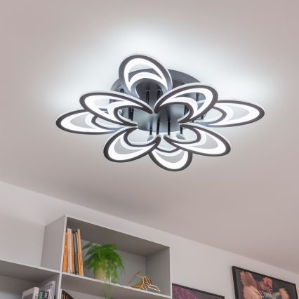 Brilagi - LED Stmívatelný přisazený lustr TWIST LED/125W/230V 3000-6500K + dálkové ovládání