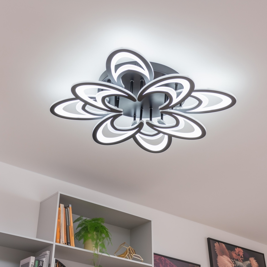 Brilagi - LED Stmívatelný přisazený lustr TWIST LED/125W/230V 3000-6500K + dálkové ovládání