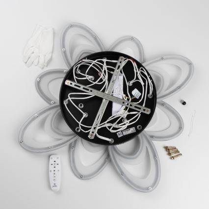 Brilagi - LED Stmívatelný přisazený lustr TWIST LED/125W/230V 3000-6500K + dálkové ovládání