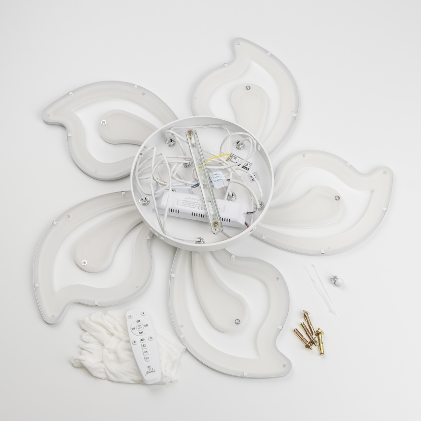 Brilagi - LED Stmívatelný přisazený lustr TWIST LED/125W/230V 3000-6500K + dálkové ovládání