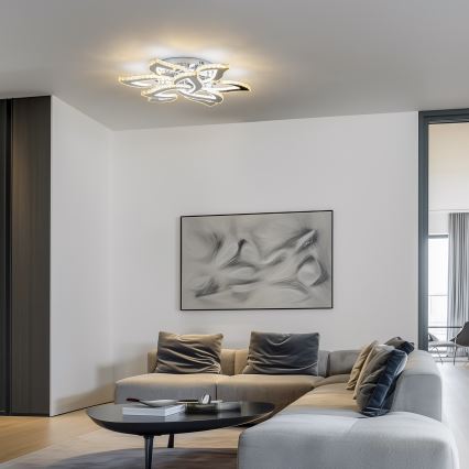 Brilagi - LED Stmívatelný přisazený lustr TWIST LED/180W/230V 3000-6500K + dálkové ovládání