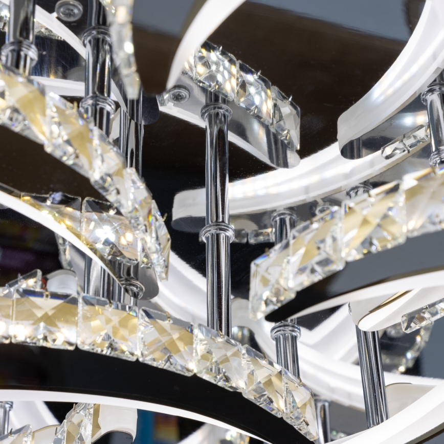 Brilagi - LED Stmívatelný přisazený lustr TWIST LED/180W/230V 3000-6500K + dálkové ovládání