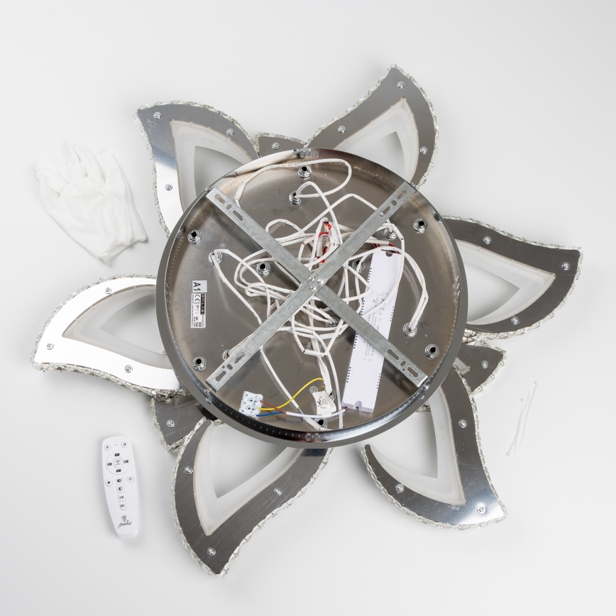 Brilagi - LED Stmívatelný přisazený lustr TWIST LED/180W/230V 3000-6500K + dálkové ovládání