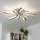 Brilagi - LED Stmívatelný přisazený lustr TWIST LED/55W/230V 3000-6500K antracit + dálkové ovládání