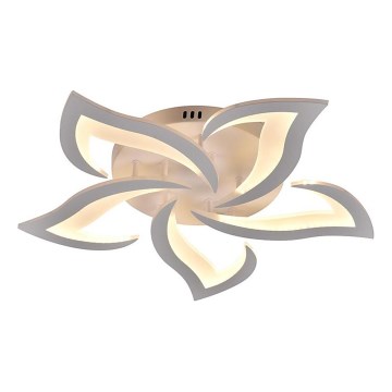 Brilagi - LED Stmívatelný přisazený lustr TWIST LED/55W/230V 3000-6500K bílá + dálkové ovládání