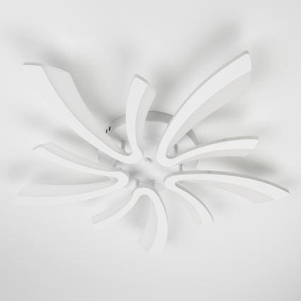 Brilagi - LED Stmívatelný přisazený lustr TWIST LED/55W/230V 3000-6500K bílá + dálkové ovládání