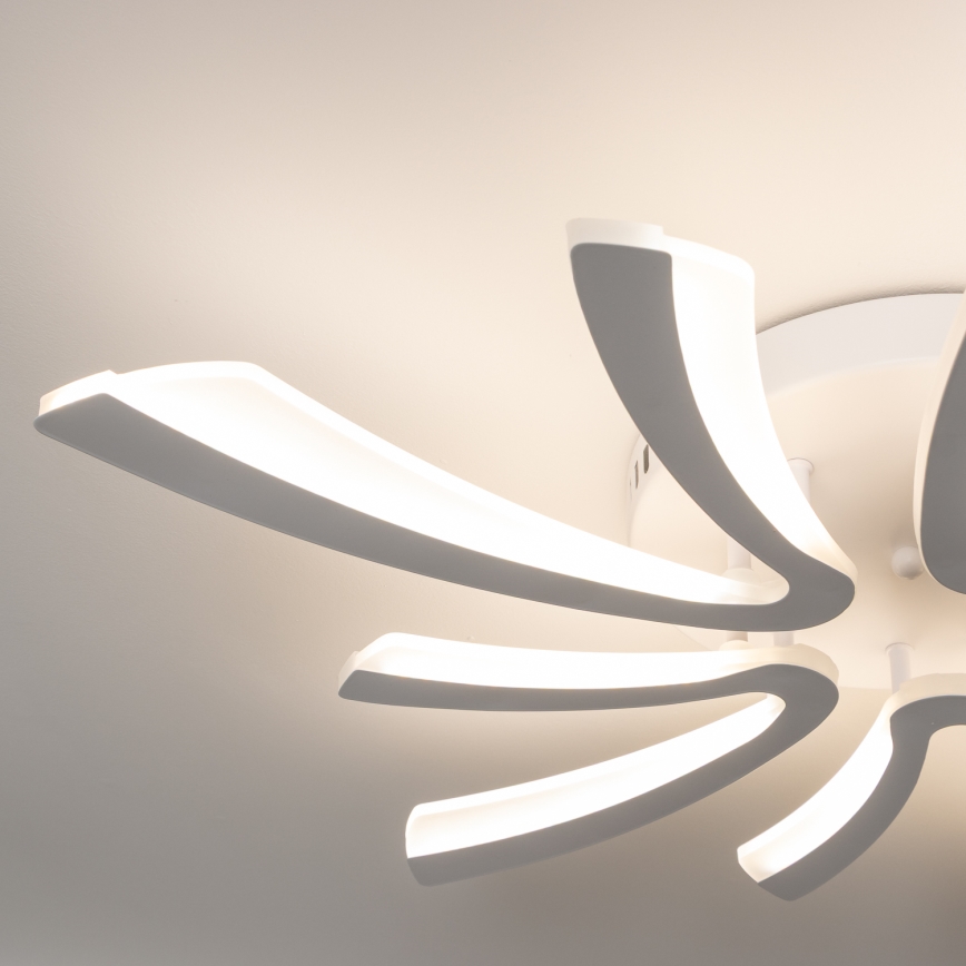 Brilagi - LED Stmívatelný přisazený lustr TWIST LED/55W/230V 3000-6500K bílá + dálkové ovládání
