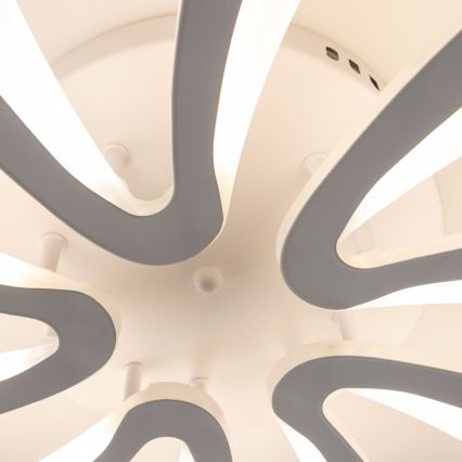 Brilagi - LED Stmívatelný přisazený lustr TWIST LED/55W/230V 3000-6500K bílá + dálkové ovládání