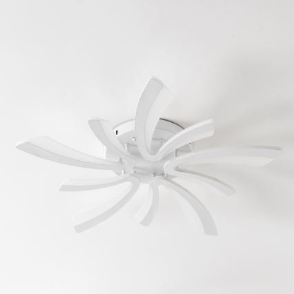 Brilagi - LED Stmívatelný přisazený lustr TWIST LED/55W/230V 3000-6500K bílá + dálkové ovládání