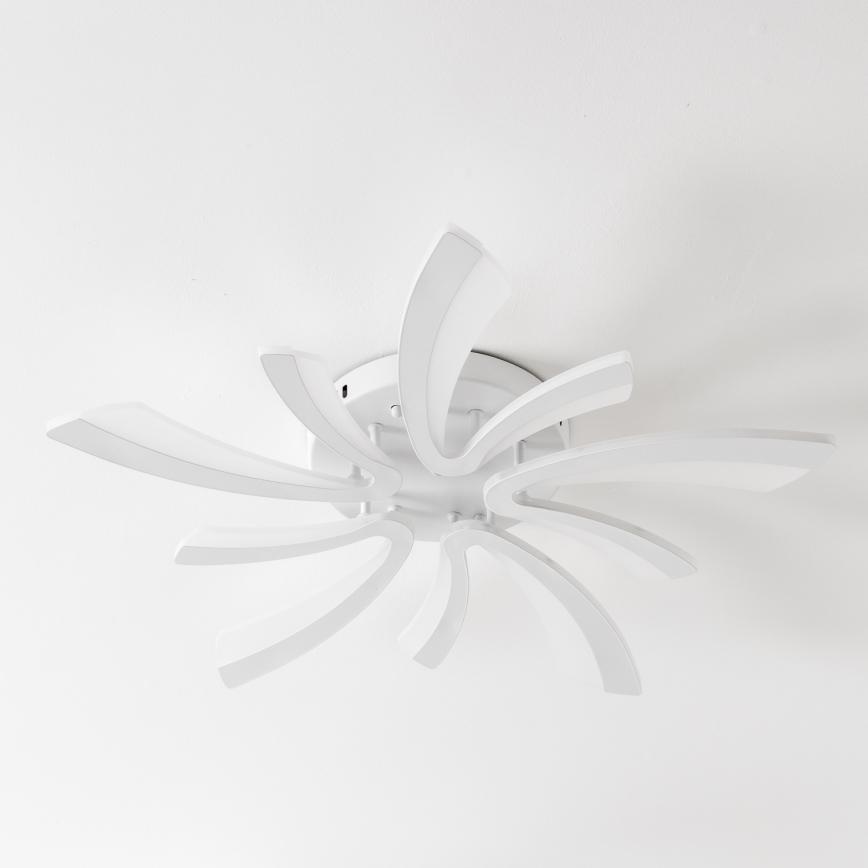 Brilagi - LED Stmívatelný přisazený lustr TWIST LED/55W/230V 3000-6500K bílá + dálkové ovládání