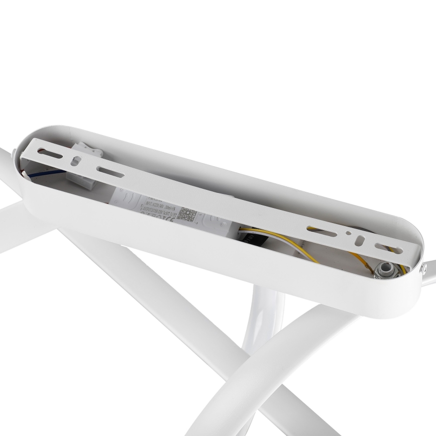 Brilagi - LED Stmívatelný přisazený lustr TWISTER LED/60W/230V 3000-6000K bílá + dálkové ovládání