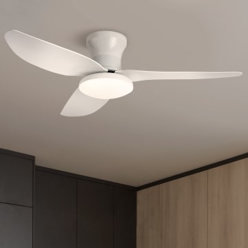 Brilagi - LED Stmívatelný stropní ventilátor LED/30W/230V 3000-6500K bílá + dálkové ovládání