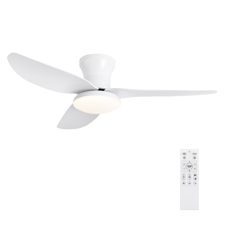 Brilagi - LED Stmívatelný stropní ventilátor LED/30W/230V 3000-6500K bílá + dálkové ovládání