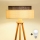 Brilagi - LED Stojací lampa BOHO STYLE 1xE27/15W/230V krémová/hnědá