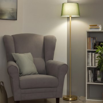 Brilagi - LED Stojací lampa CERIA 1xE27/20W/230V pr. 30 cm zelená/zlatá