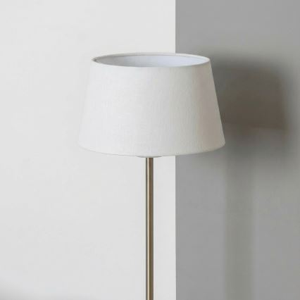 Brilagi - LED Stojací lampa CERIA 1xE27/40W/230V pr. 30 cm bílá/matný chrom