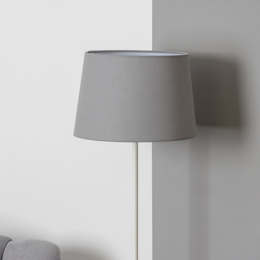 Brilagi - LED Stojací lampa CERIA 1xE27/40W/230V pr. 30 cm šedá/bílá