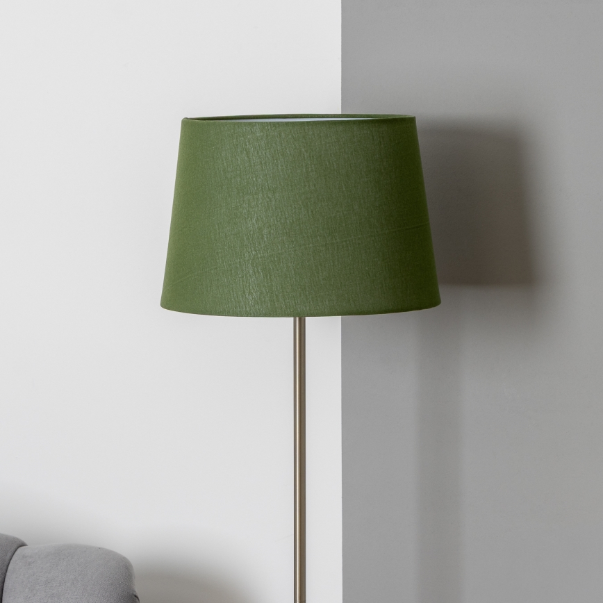 Brilagi - LED Stojací lampa CERIA 1xE27/40W/230V pr. 30 cm zelená/matný chrom