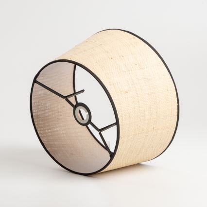 Brilagi - LED Stojací lampa CERIA 1xE27/40W/230V pr. 35 cm béžová/matný chrom