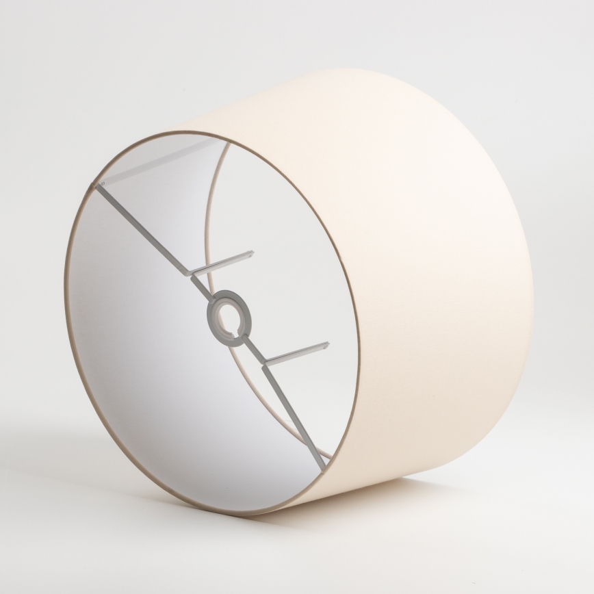 Brilagi - LED Stojací lampa CERIA 1xE27/40W/230V pr. 45 cm béžová/černá