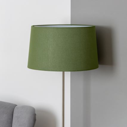 Brilagi - LED Stojací lampa CERIA 1xE27/40W/230V pr. 45 cm zelená/matný chrom