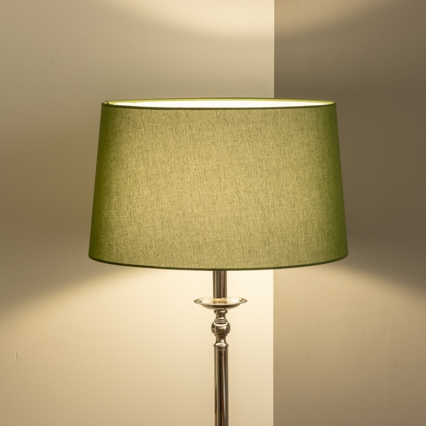Brilagi - LED Stojací lampa CERIA 1xE27/60W/230V pr. 45 cm lesklý chrom/zelená