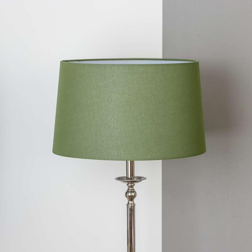 Brilagi - LED Stojací lampa CERIA 1xE27/60W/230V pr. 45 cm lesklý chrom/zelená