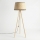 Brilagi - LED Stojací lampa CERIA 1xE27/60W/230V pr. 50 cm béžová