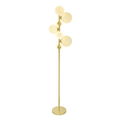 Brilagi - LED Stojací lampa MILLA 7xG9/3W/230V zlatá/bílá