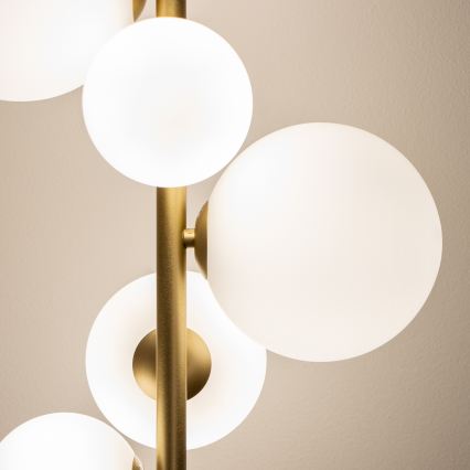 BRILAGI - LED Stojací lampa MILLA 7xG9/3W/230V zlatá/bílá