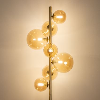 BRILAGI - LED Stojací lampa MILLA 7xG9/3W/230V zlatá