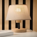 Brilagi - LED Stolní lampa ANTHONY 1xE27/60W/230V dub/béžová