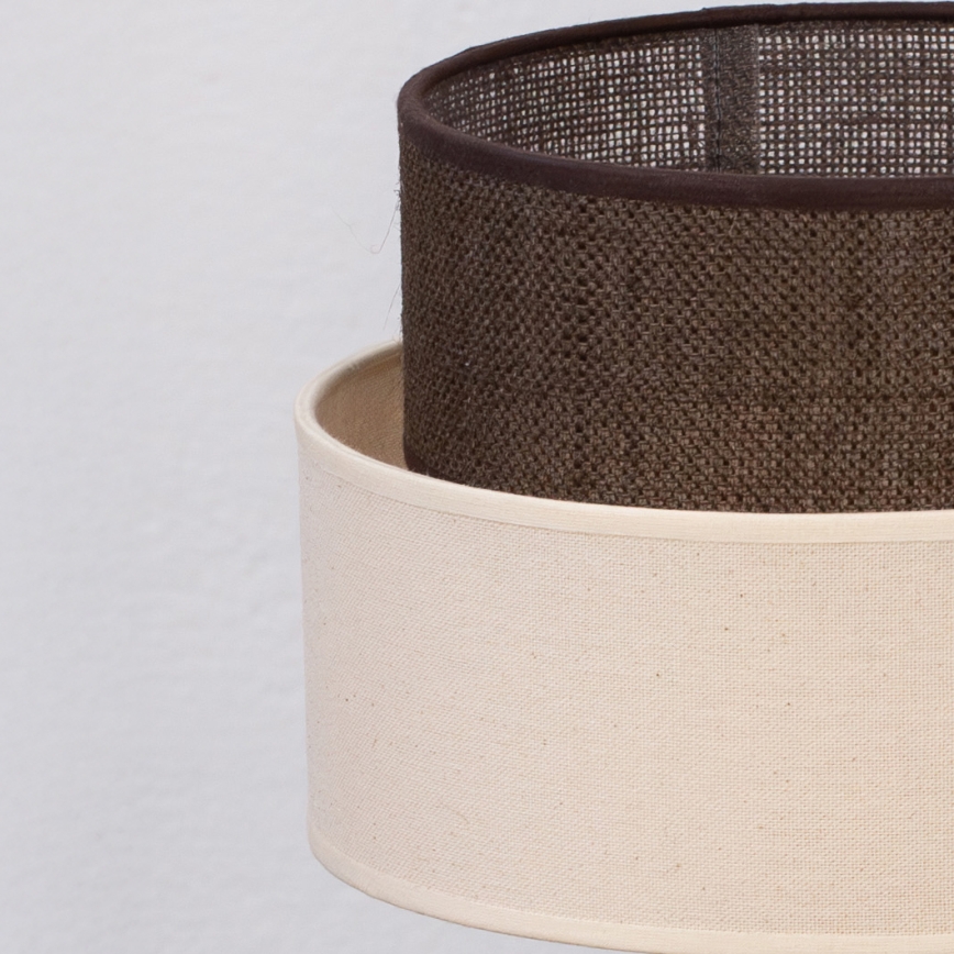 Brilagi - LED Stolní lampa BOHO STYLE 1xE27/15W/230V krémová/hnědá