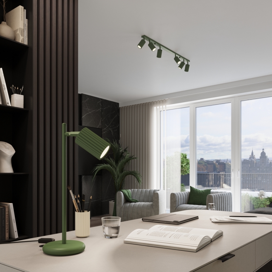 Brilagi - LED Stolní lampa CRESTO 1xGU10/10W/230V zelená