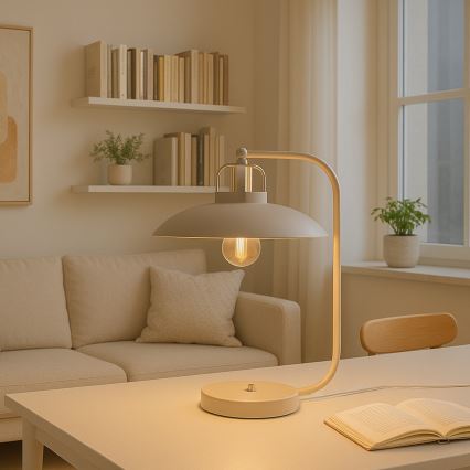 Brilagi - LED Stolní lampa FLAMENGO 1xE27/60W/230V béžová