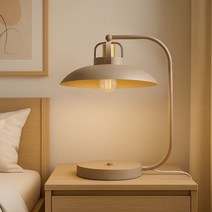 Brilagi - LED Stolní lampa FLAMENGO 1xE27/60W/230V béžová