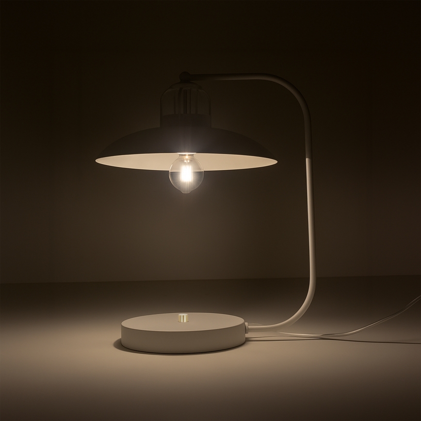 Brilagi - LED Stolní lampa FLAMENGO 1xE27/60W/230V bílá