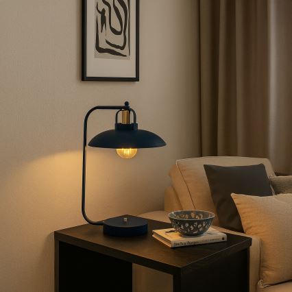 Brilagi - LED Stolní lampa FLAMENGO 1xE27/60W/230V modrá