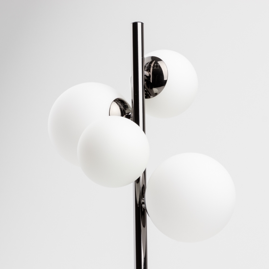 Brilagi - LED Stolní lampa MILLA 4xG9/3W/230V černý chrom/bílá