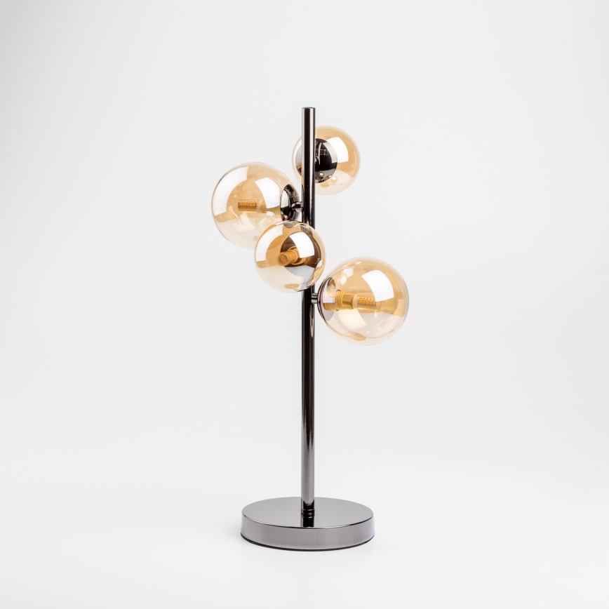 Brilagi - LED Stolní lampa MILLA 4xG9/3W/230V černý chrom/zlatá