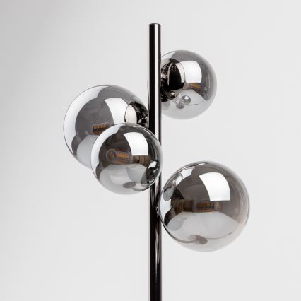 Brilagi - LED Stolní lampa MILLA 4xG9/3W/230V lesklý chrom/kouřová