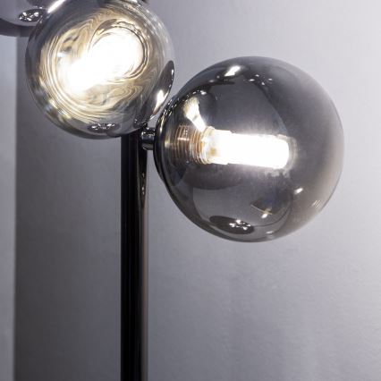 Brilagi - LED Stolní lampa MILLA 4xG9/3W/230V lesklý chrom/kouřová