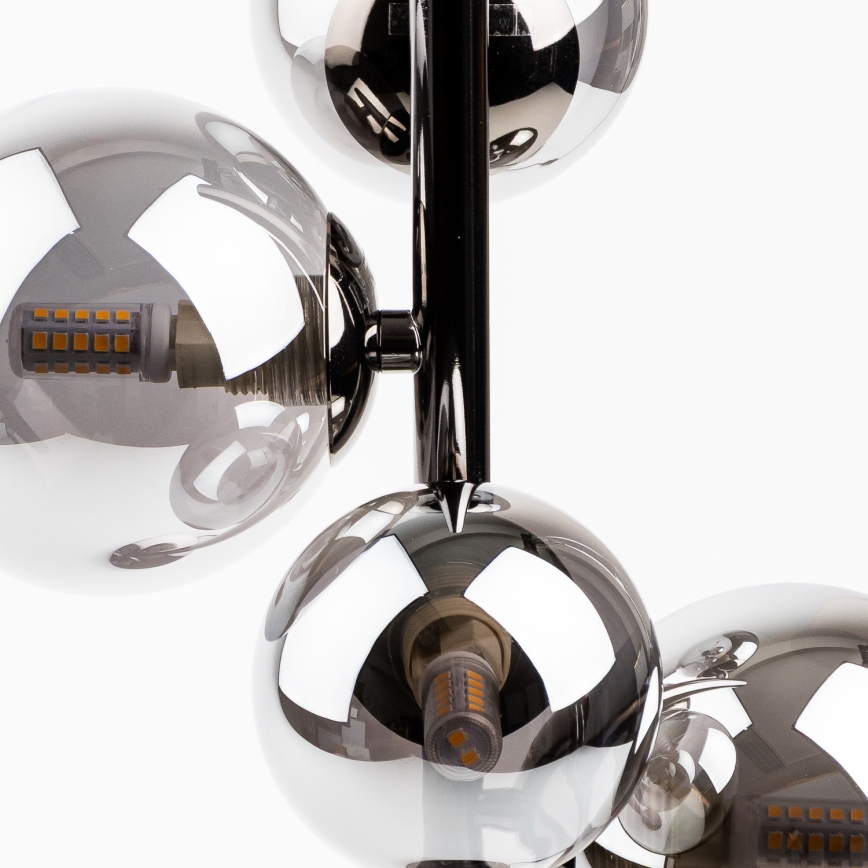 Brilagi - LED Stolní lampa MILLA 4xG9/3W/230V lesklý chrom/kouřová