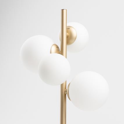 Brilagi - LED Stolní lampa MILLA 4xG9/3W/230V zlatá/bílá