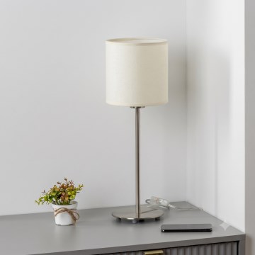 Brilagi - LED Stolní lampa NUBILA 1xE27/60W/230V krémová