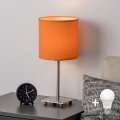Brilagi - LED Stolní lampa NUBILA 1xE27/60W/230V oranžová