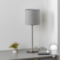 Brilagi - LED Stolní lampa NUBILA 1xE27/60W/230V šedá