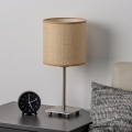 Brilagi - LED Stolní lampa NUBILA 1xE27/60W/230V světle hnědá