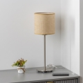 Brilagi - LED Stolní lampa NUBILA 1xE27/60W/230V světle hnědá