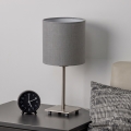 Brilagi - LED Stolní lampa NUBILA 1xE27/60W/230V světle šedá